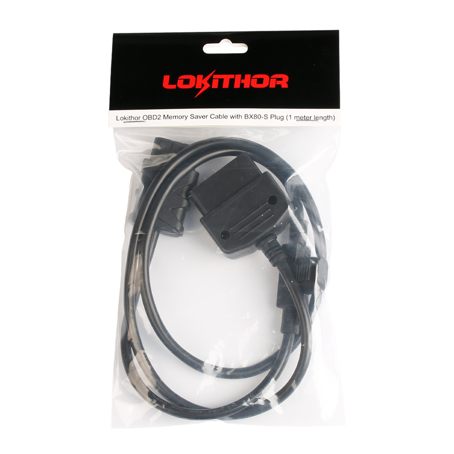 Lokithor OBD2 Memory Saver Cable with BX80-S Plug (1 meter length)