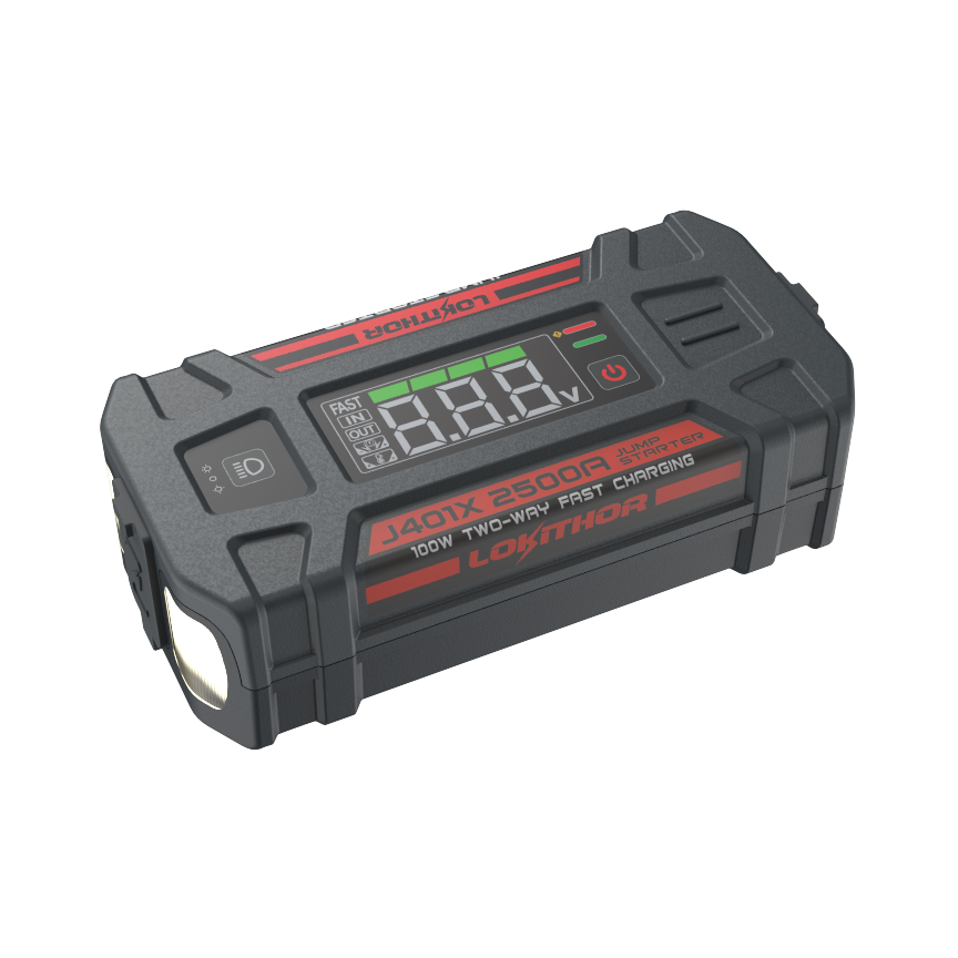 Lokithor J401X 2500A 12V 74Wh Lithium Low-Temperature(-40℉) Jump Starter