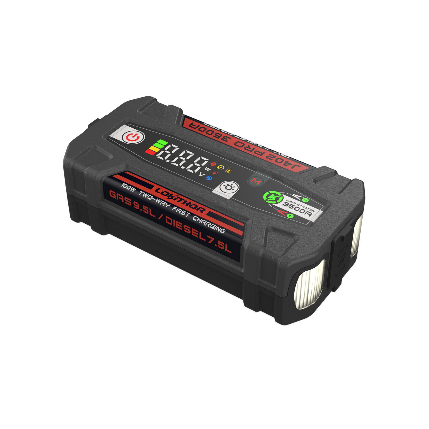 Lokithor J402 PRO Jump Starter | 12V 3500A | LiPo