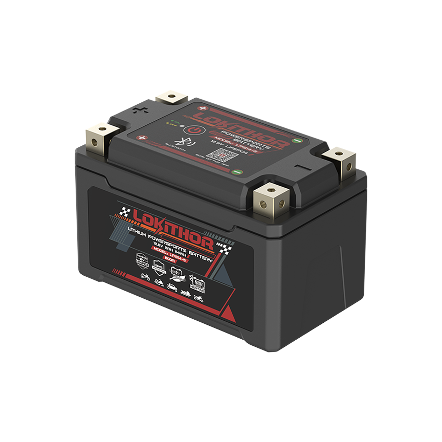 LOKITHOR LPS14-5 Smart LiFePO4 Adventure Motorcycle Battery