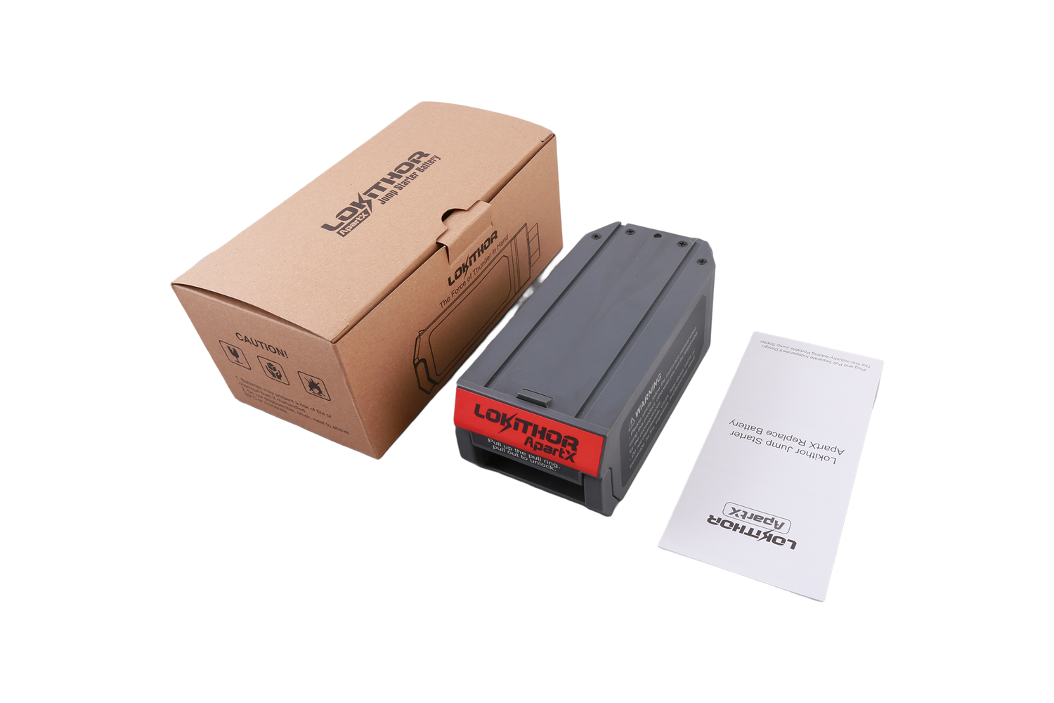 LOKITHOR LO-LIPO 12V 1500 Amp Separate Jump Starter Battery Compatible for ApartX(Battery only)