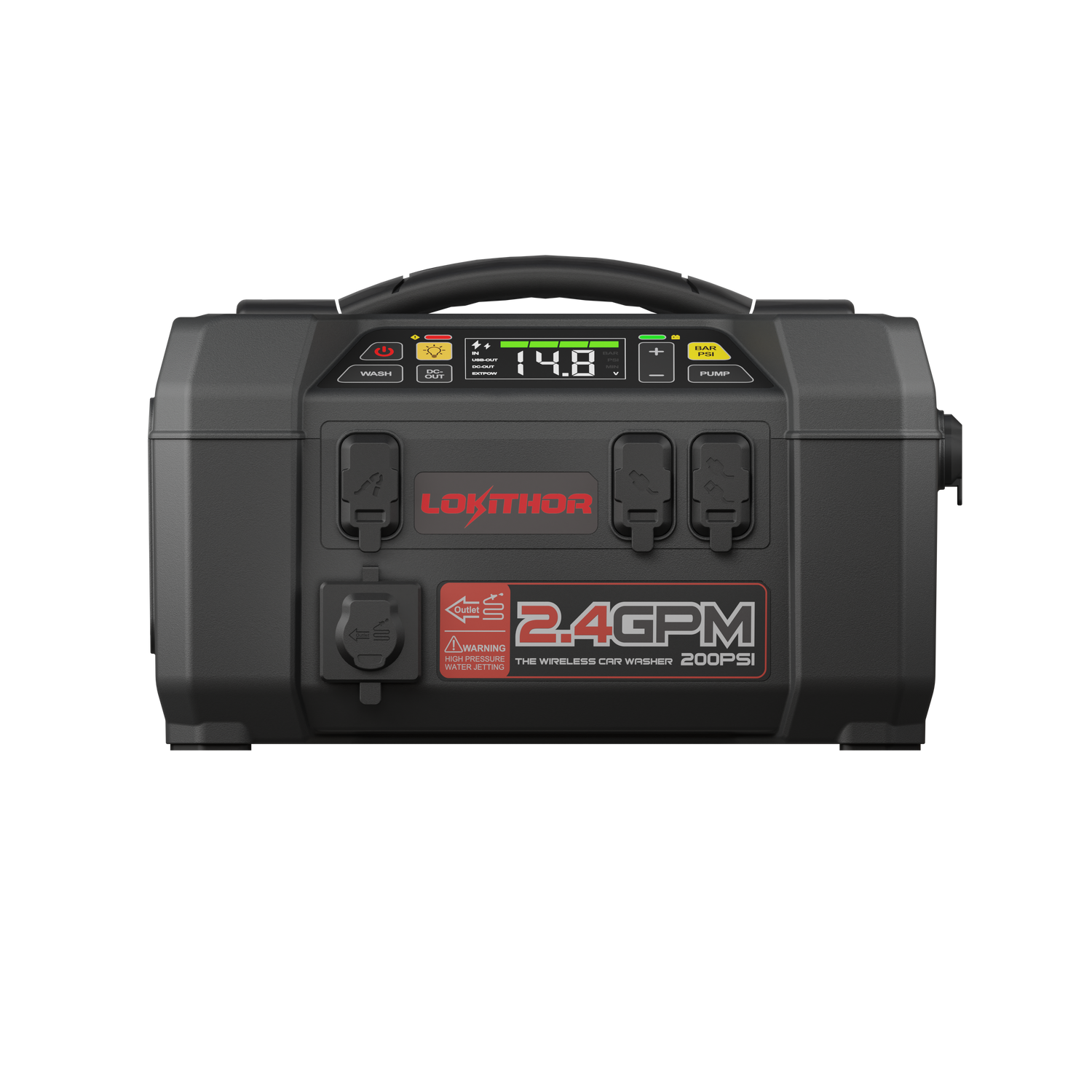 Lokithor AW401 12V 2500A 74Wh Lokithor Jump Starter / Car Washer / Power Bank / Led Light / Air Inflator 5 IN 1