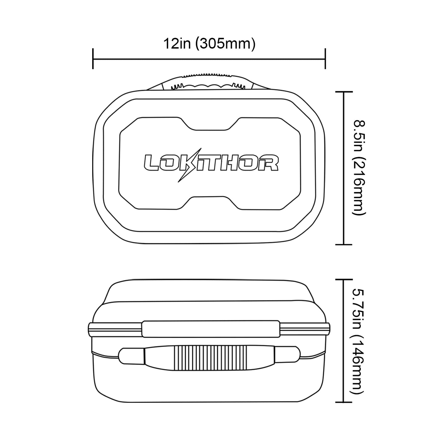 Lokithor LO-CASE001 JA EVA Protection Case for JA301/JA302 Jump Starter