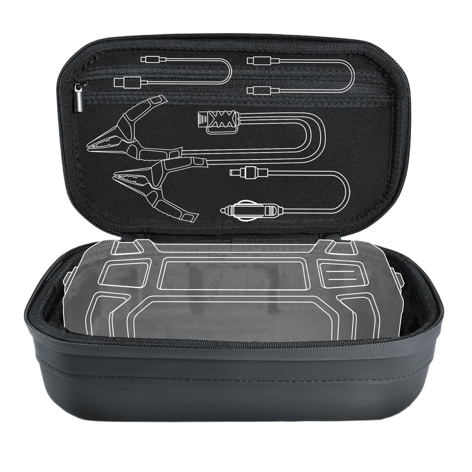 Étui de protection EVA Lokithor LO-CASE003 pour démarreur Lokithor J401/J402/J1000/J1500