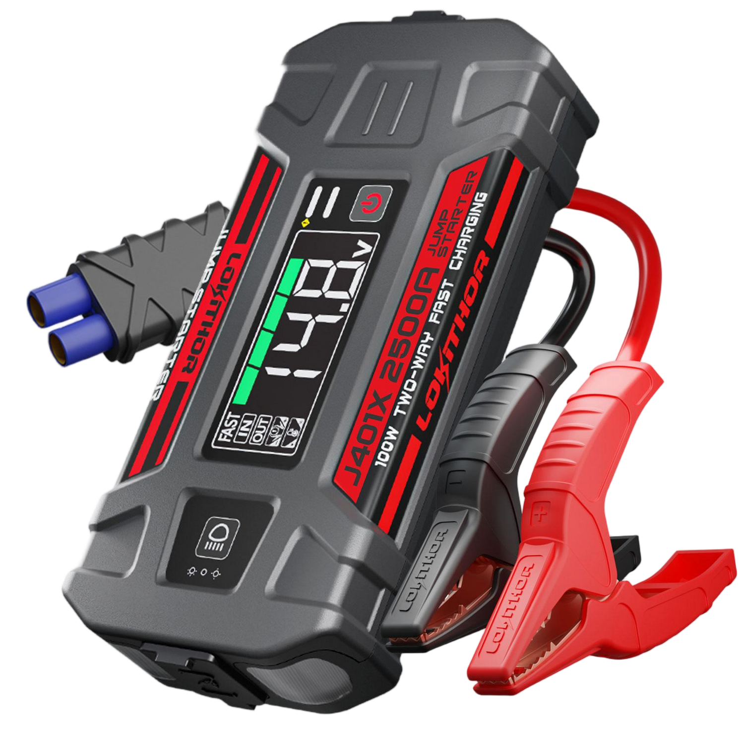 Lokithor J401X 2500A 12V 74Wh Lithium Low-Temperature(-40℉) Jump Starter