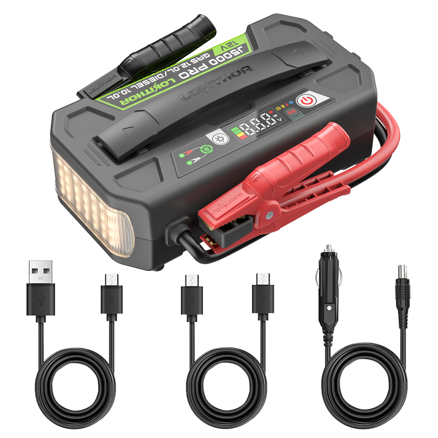 Lokithor J5000 PRO (Heavy Duty) 12V 5000A 99.84Wh LiFePO₄ Jump Starter With ConnectMax Technology
