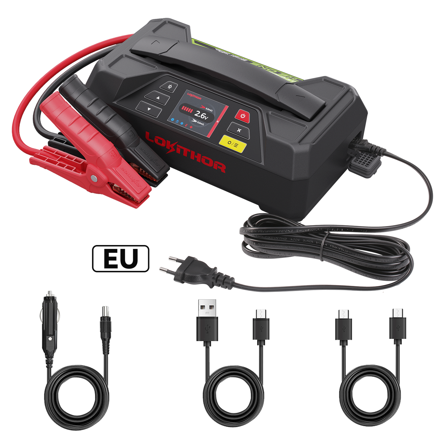 Démarreur multifonction Lokithor JTC4250 THE ONE LiFePO4 12 V 89,6 Wh 4250 A
