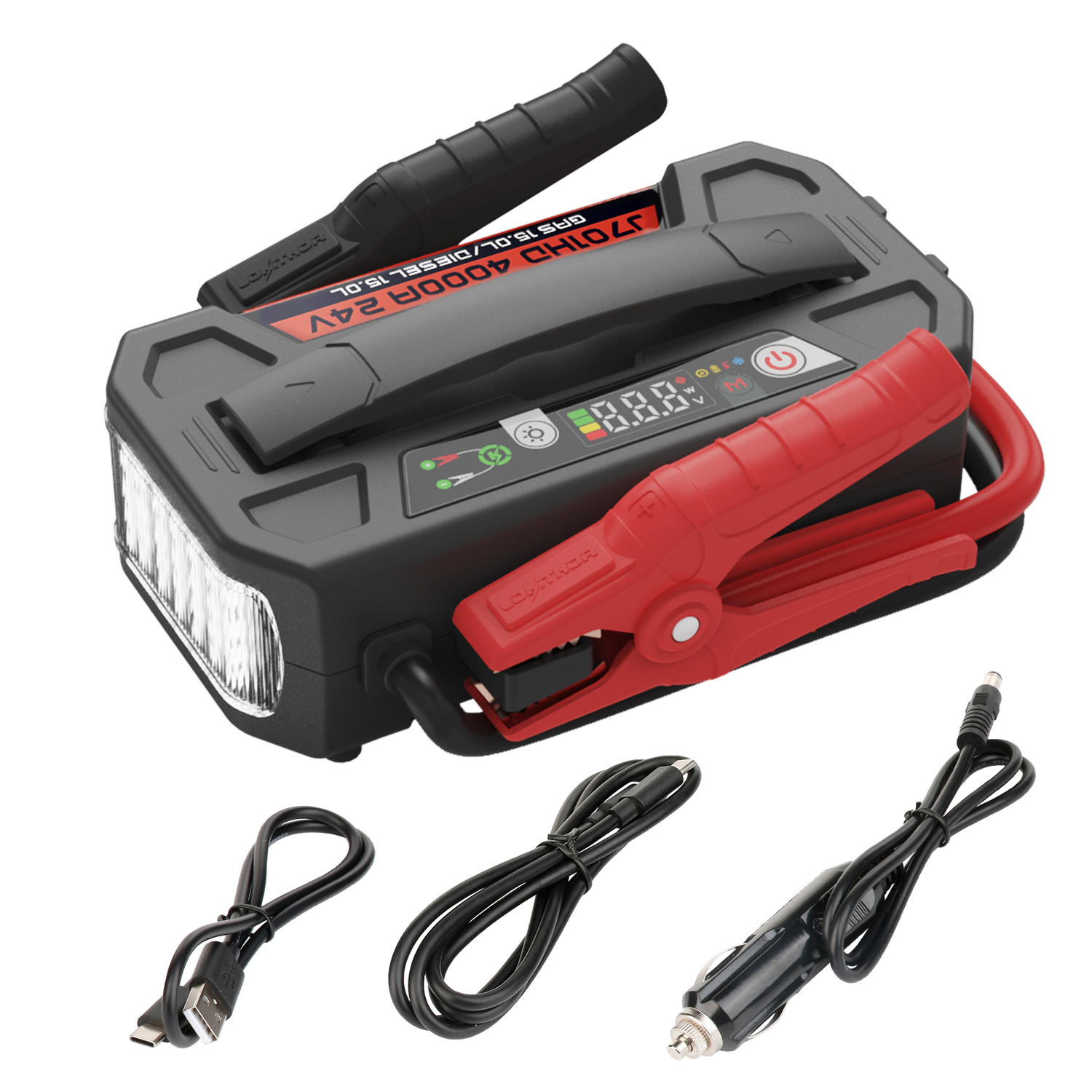 Lokithor J701HD LiPO 24V 207.2Wh 4000A Jump Starter with ConnectMax