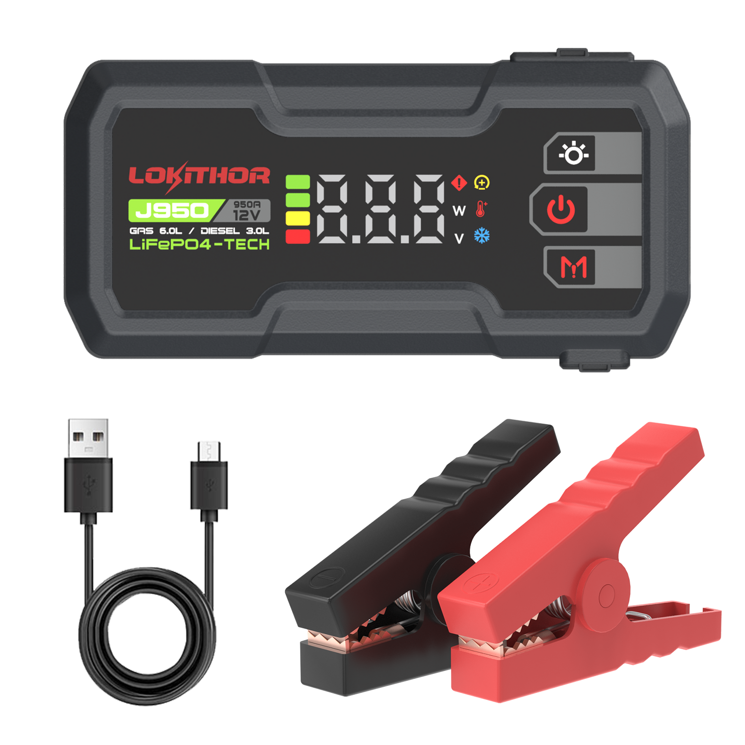 LOKITHOR J950 950A LiFePO4 Ultra-Compact Jump Starter(SN)